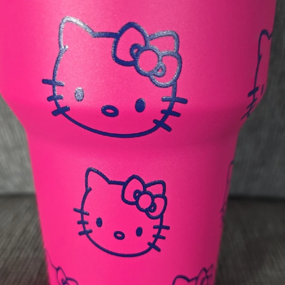 Stanley Hello Kitty Hot Pink Quencher H2.0 Tumbler with Straw, 40oz., New - Picture 9 of 10